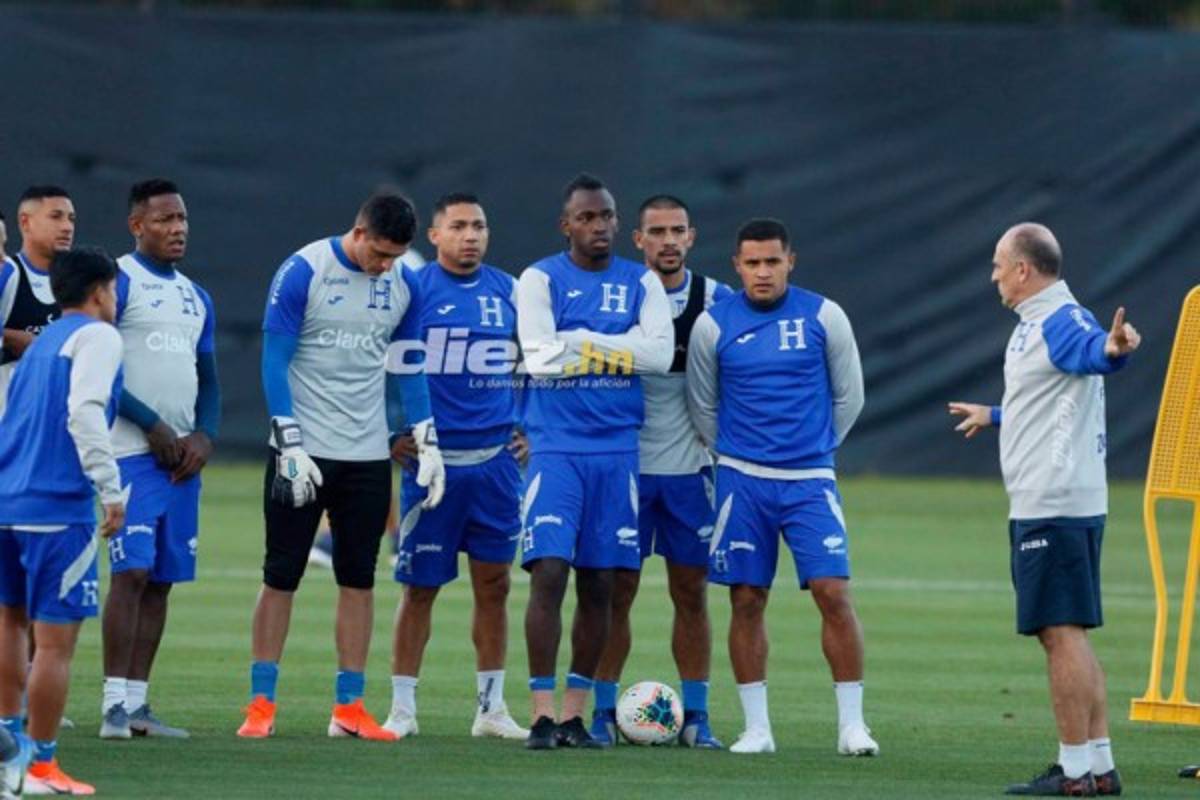 ¡Sin Danilo Acosta! Las imágenes del entreno de Honduras de cara al juego con El Salvador
