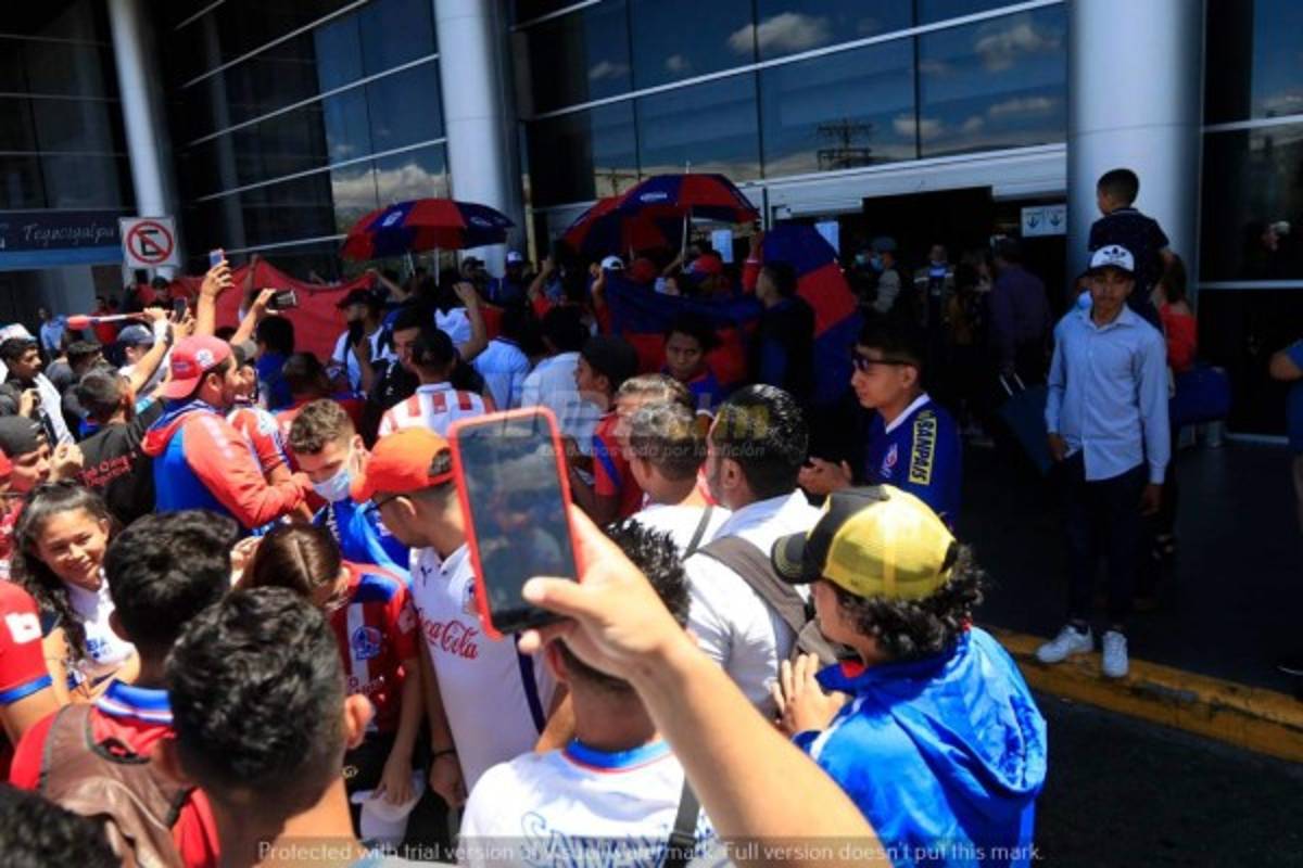 ¡Hasta con pasamontañas, guantes y tapabocas, regresó Olimpia de Canadá!