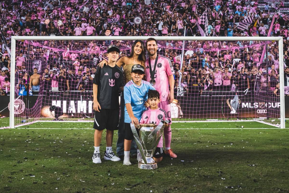 Imágenes: Messi, Antonela y Beckham presentes en el festejo privado de David Ruiz tras ganar el Inter Miami la MLS