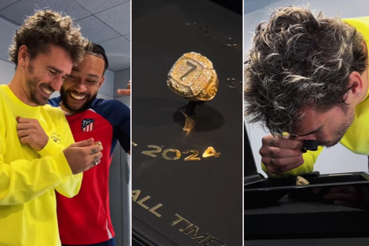 Sorprendieron a sus novias en San Valentín; el tremendo regalo de Memphis Depay para Griezmann por su amistad