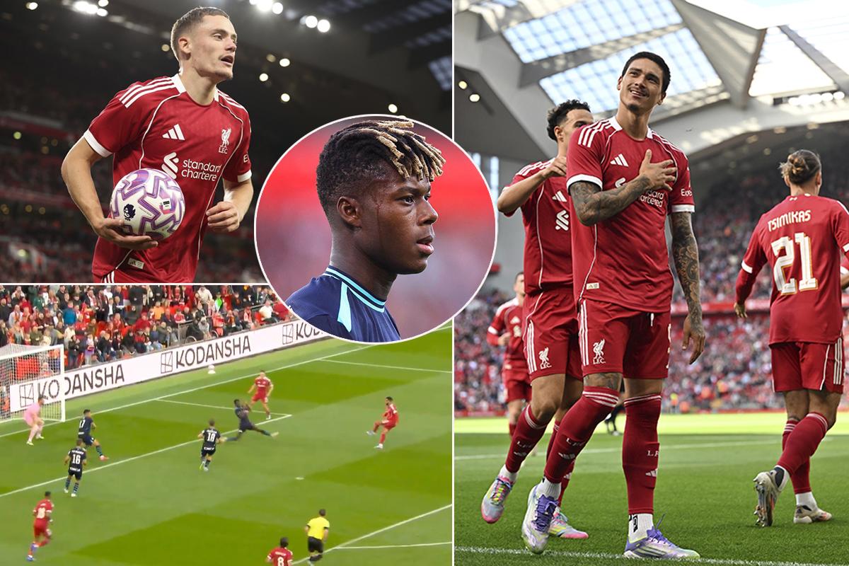 Liverpool se exhibe en Anfield: le ganó los dos partidos al Athletic Club y Nico Williams fue borrado