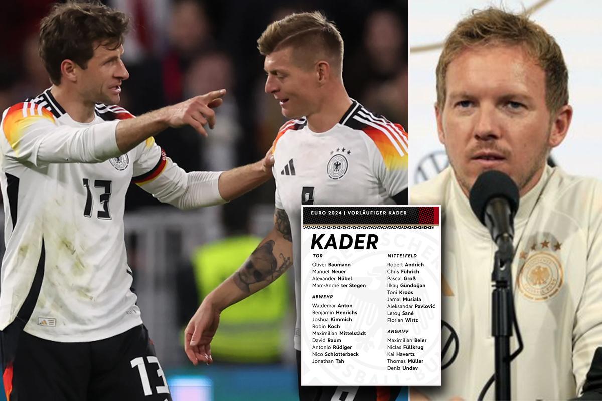 Convocatoria de Alemania para la Eurocopa 2024: Toni Kroos lidera la lista y las destacadas ausencias