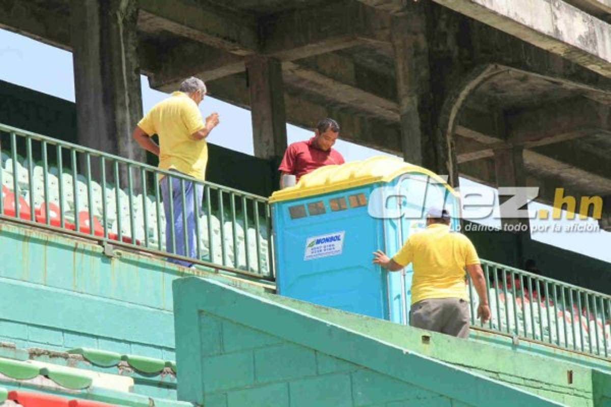 ¡Bien pulido! El ambiente en el Yankel previo a la semifinal entre Marathón-Real España