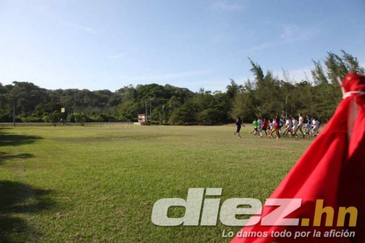 FOTOS: Así se prepara el Galaxy FC en Roatán, rival del Olimpia en la Copa Presidente