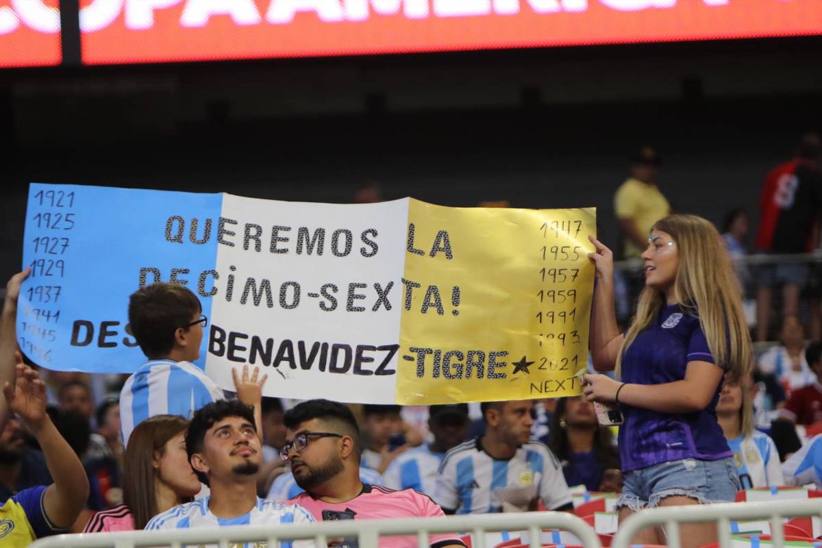 La belleza argentina, la que mostró demás, los asiáticos con la camiseta de Messi y la famosa hondureña en Copa América