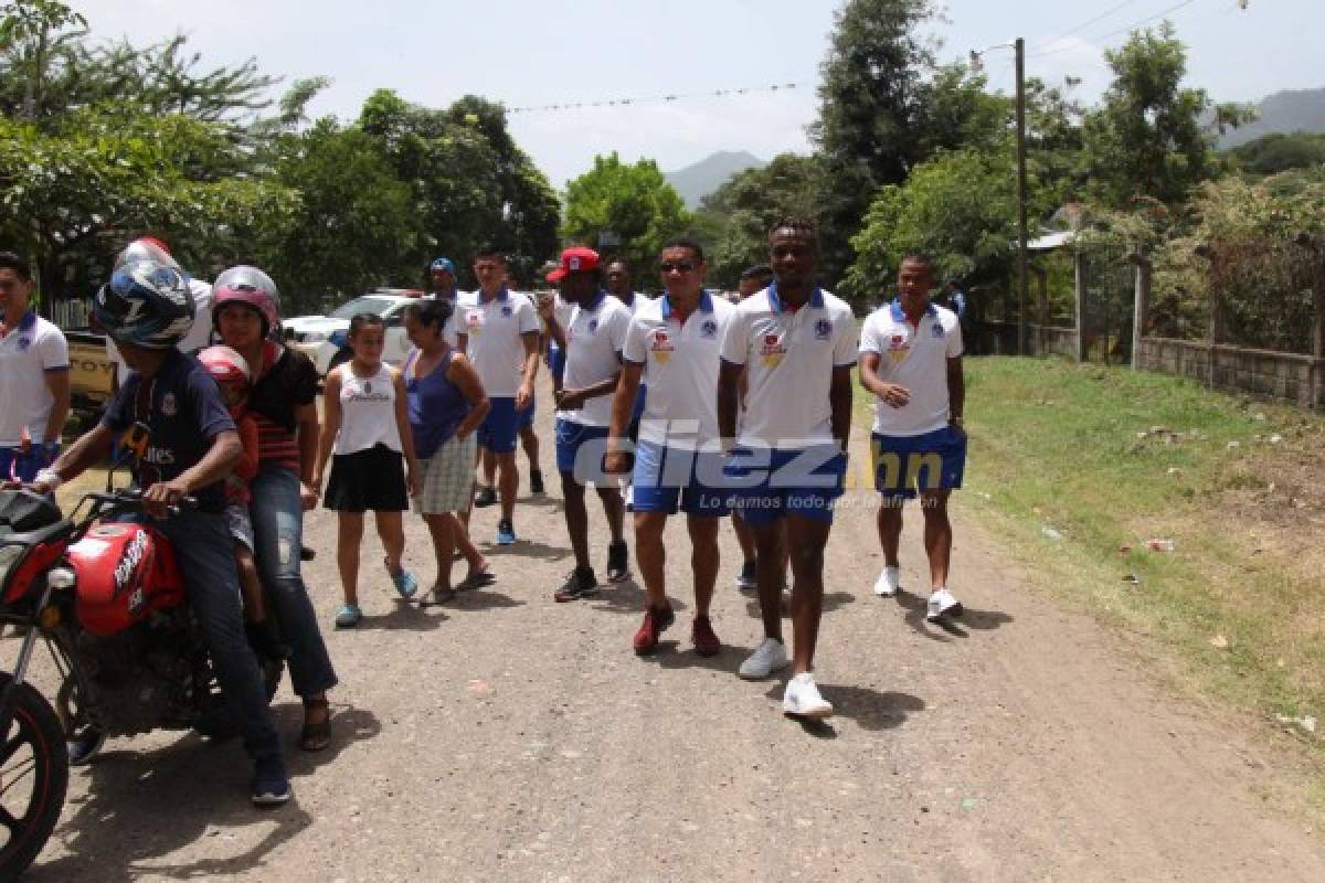 NO SE VIO EN TV: Olimpia causa locura en Jesús de Otoro; Costly y Bengtson asediados