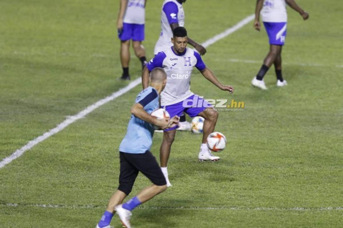 Con cuatro legionarios y los cañoneros del Vida: así fue el primer entrenamiento de Honduras en el Estadio Olímpico