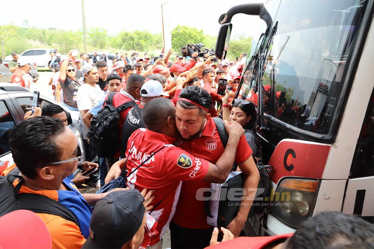 La invasión roja que hubo en Choluteca para la “final” entre UPN y Vida por el no descenso en la Liga Nacional