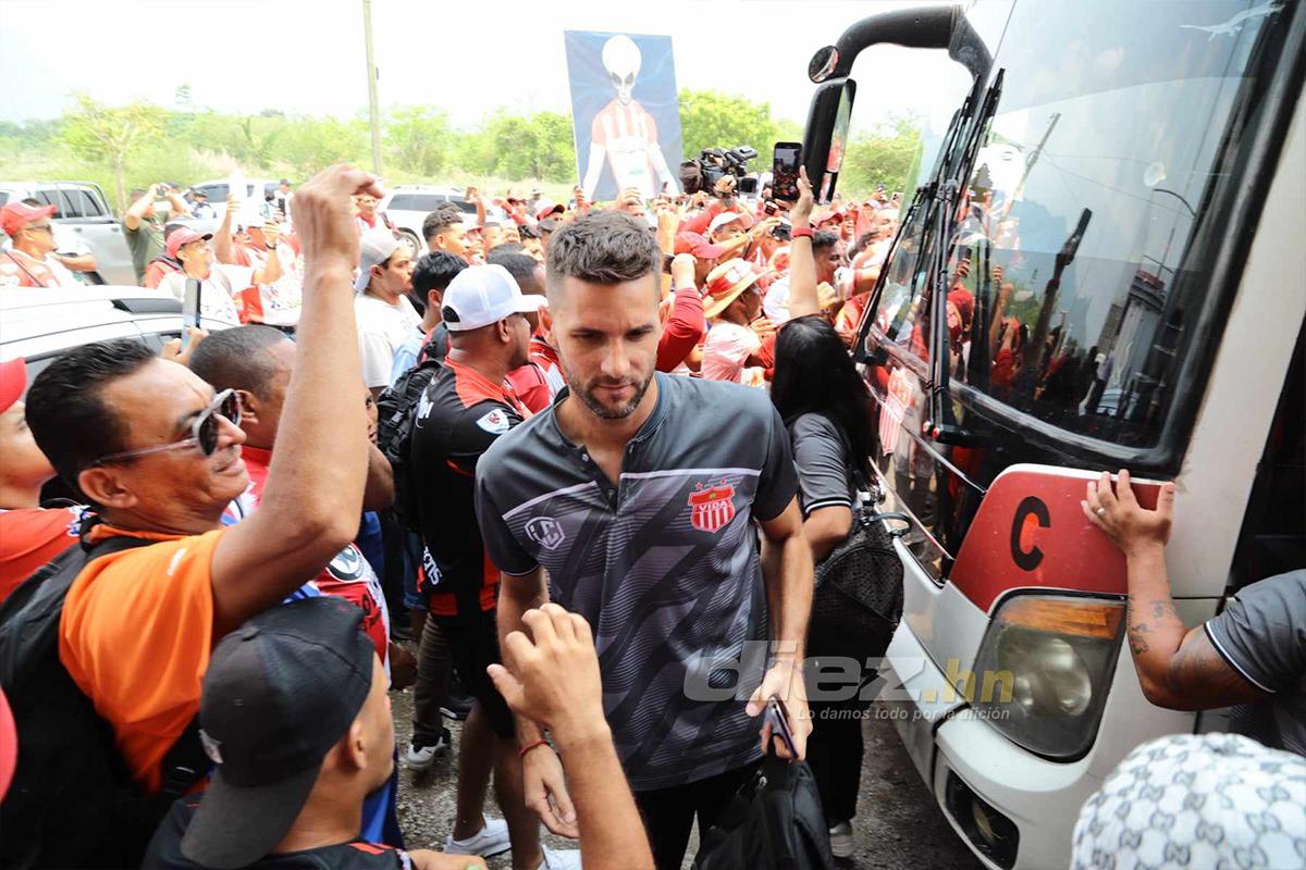 La invasión roja que hubo en Choluteca para la “final” entre UPN y Vida por el no descenso en la Liga Nacional