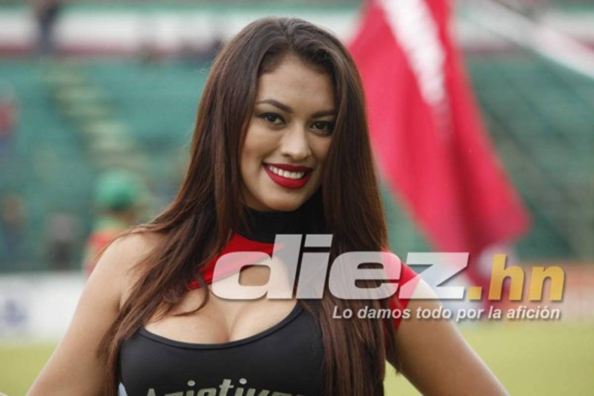 Las hermosuras que adornaron el clásico Marathón-Motagua