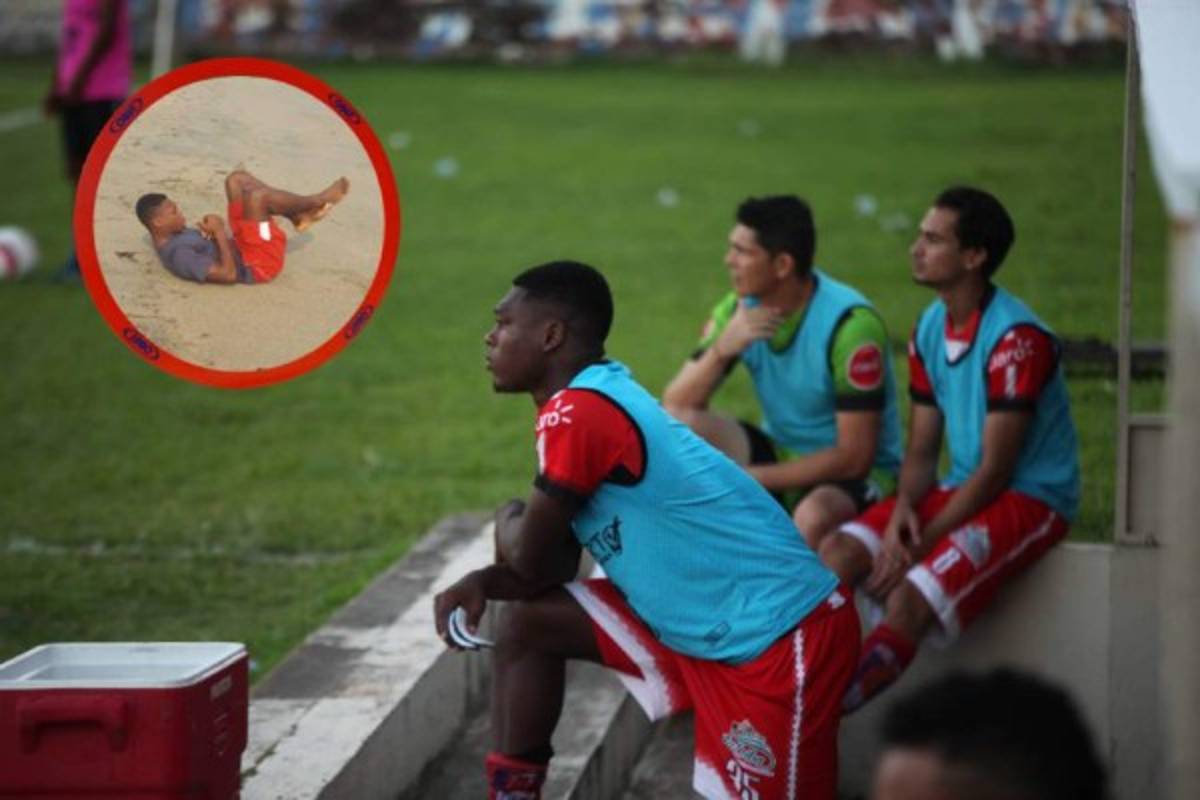 El deseo del futbolista del Vida César Guillén tras sufrir una grave lesión