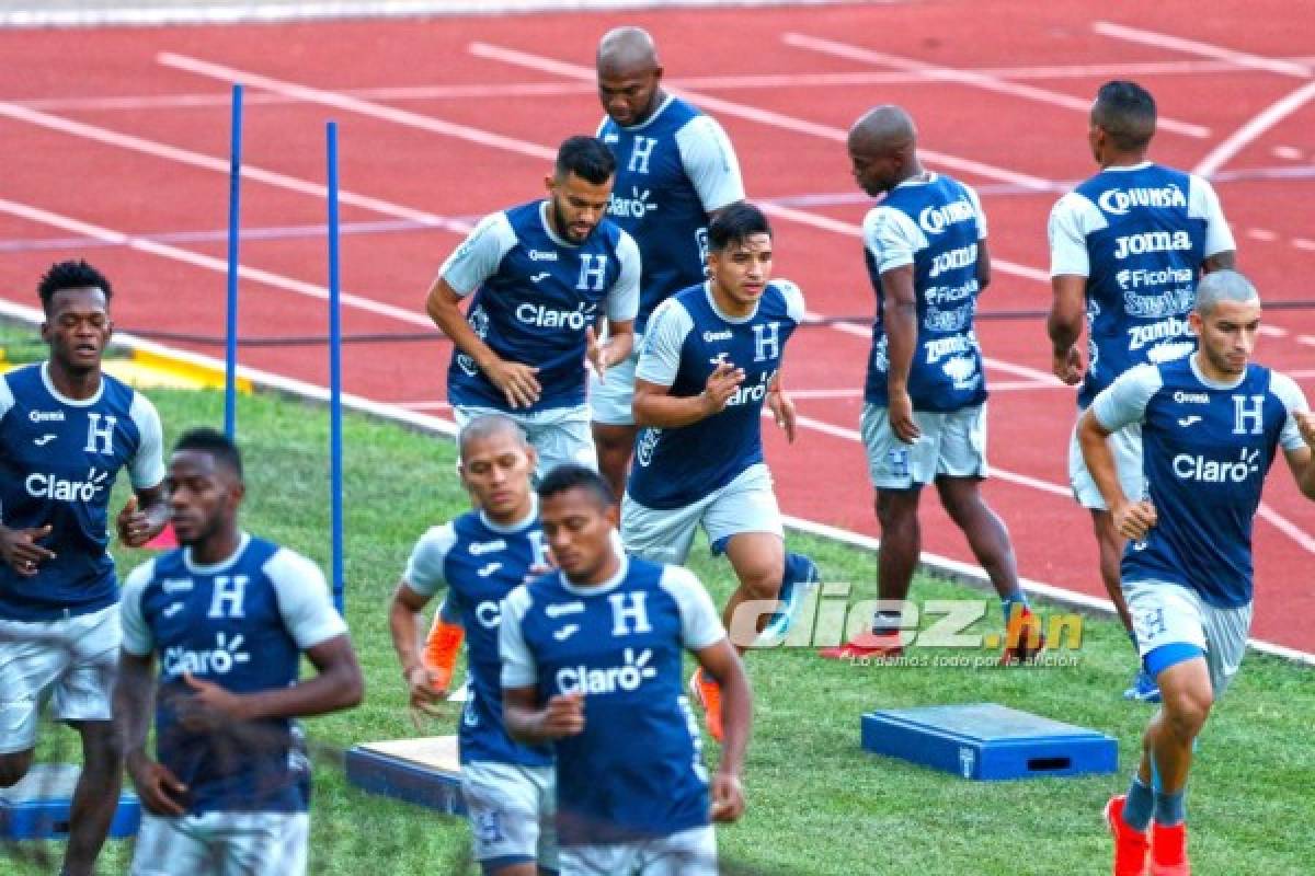 ¡Con todo! Así fue el último entrenamiento de Honduras antes de enfrentar a Chile