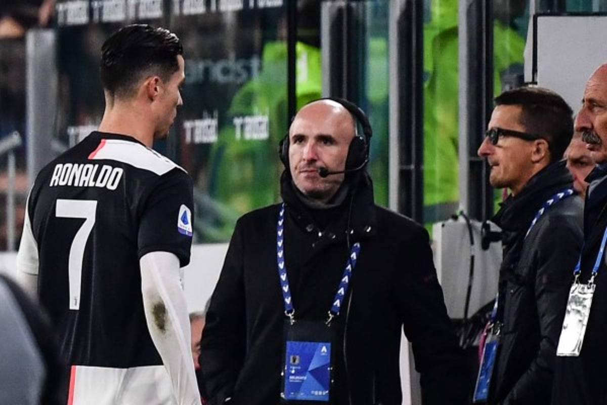 Directo al vestuario: Sarri sacó otra vez a Cristiano Ronaldo y se fue molesto de la cancha