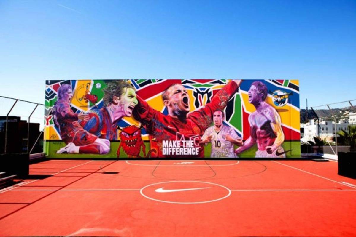 FOTOS: Los graffitis más sensacionales de Messi y Cristiano Ronaldo