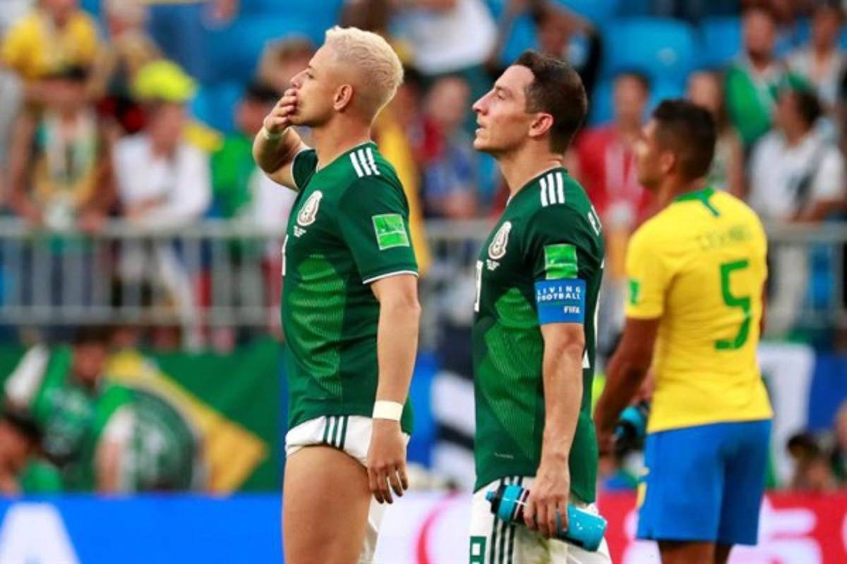 Las desgarradoras fotos de jugadores de México tras eliminación en Rusia 2018