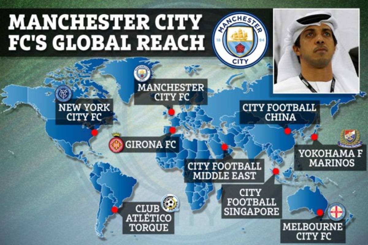 Los ocho equipos que compró el Jeque del Manchester City para dominar el fútbol mundial