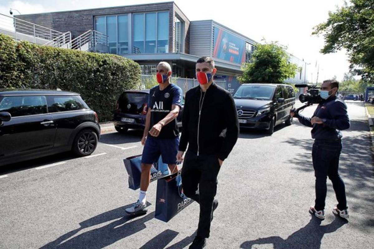 Así fue el regreso del PSG a los entrenamientos: Pruebas de covid-19, dos bajas y un 'fichaje'