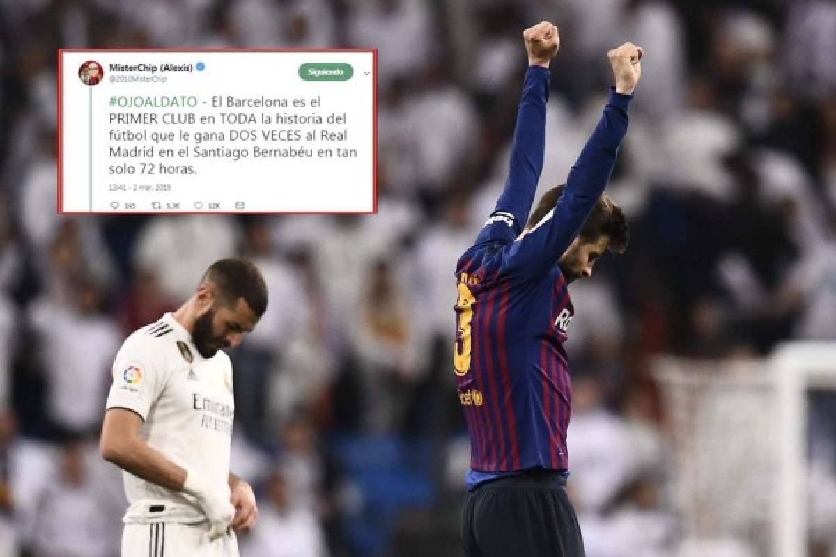 El súper dato de Misterchip que hace pedazos al Real Madrid tras perder con el Barcelona