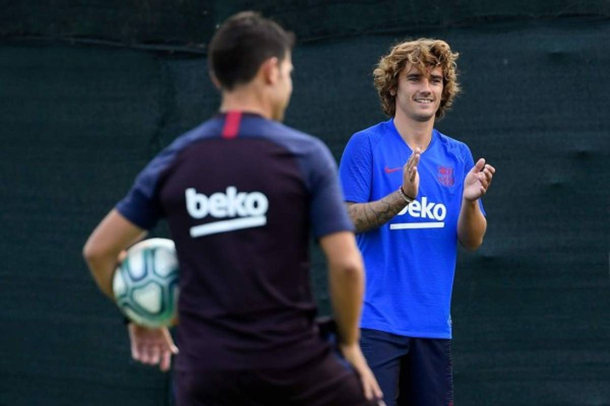 Griezmann, pura risa: Así fue el primer entrenamiento del Barcelona con sus fichajes