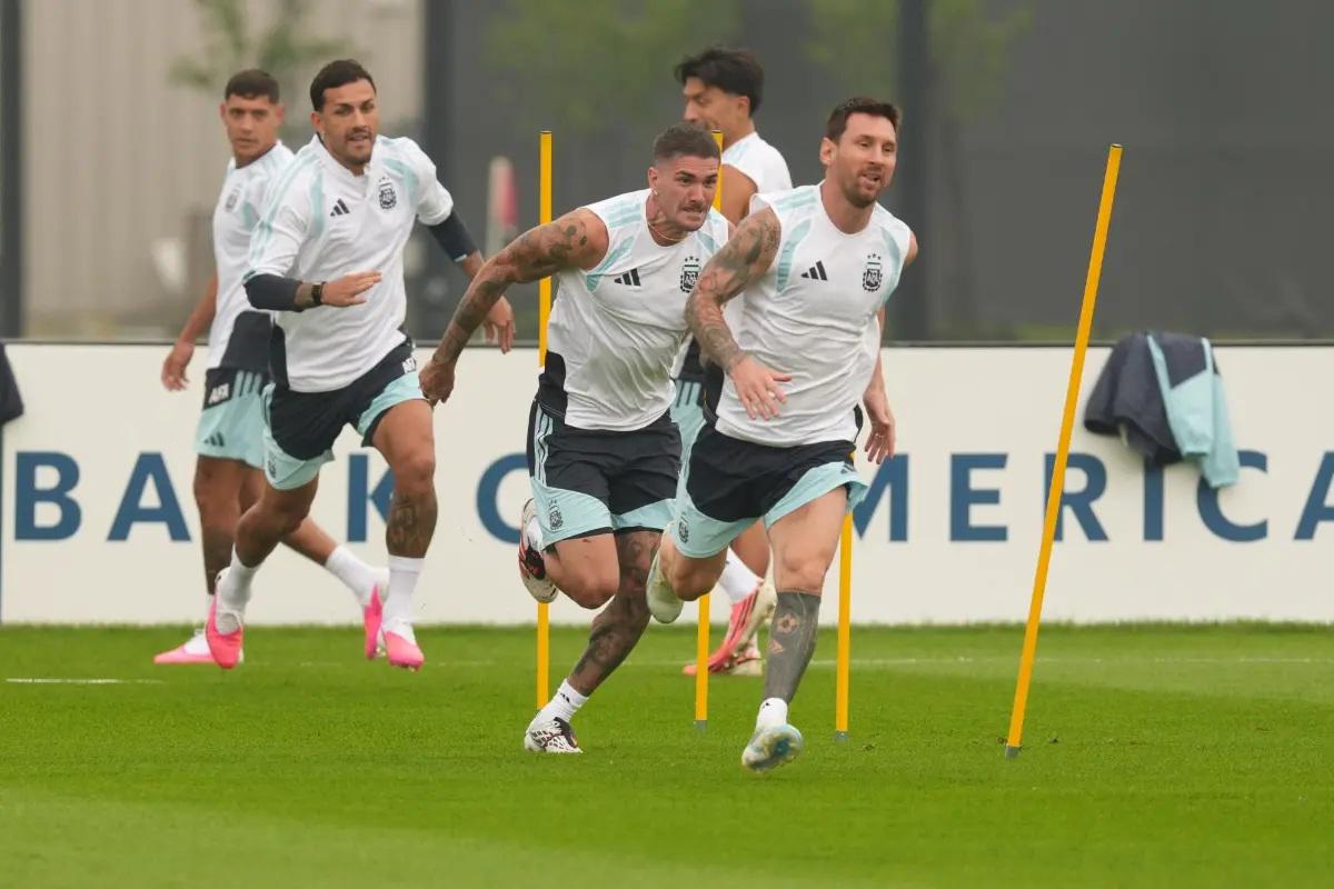 Alineación de Argentina para ser bicampeón del Mundial en la cara de España