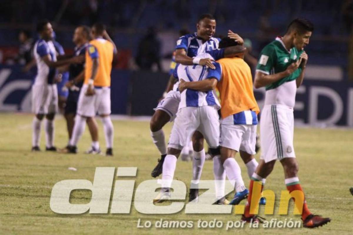 Alegría y llanto, así celebraron jugadores de Honduras el pase al repechaje