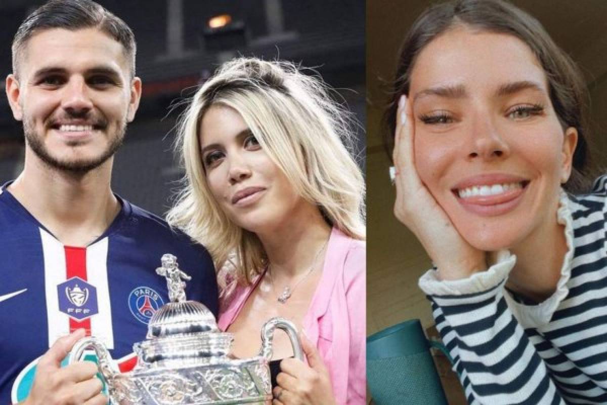 Los mensajes entre Icardi con preciosa modelo que descubrió Wanda Nara: qué se decían en privado