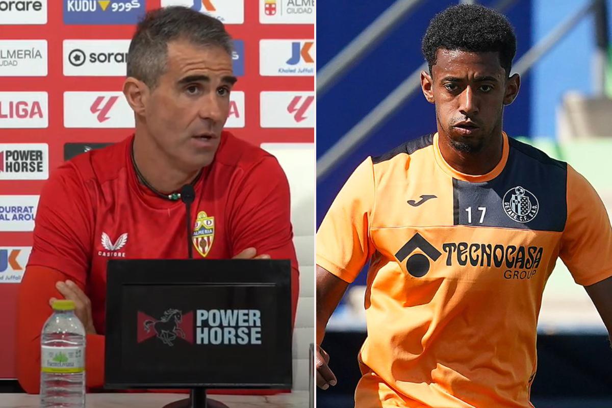 Choco Lozano no fue convocado ante Real Madrid y el técnico del Almería lo espera: “Nos puede dar la vida”