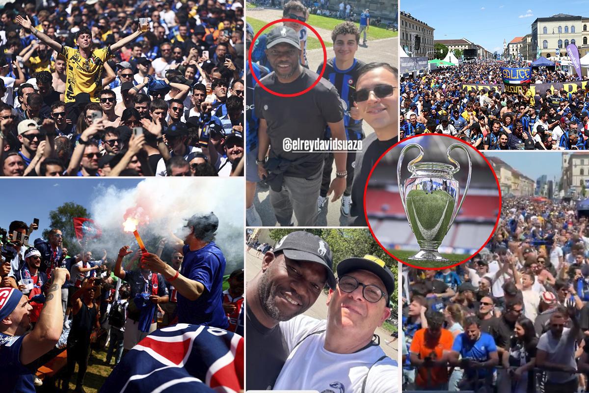 David Suazo en Múnich: la fiesta que se vivió previo a la gran final de la Champions League