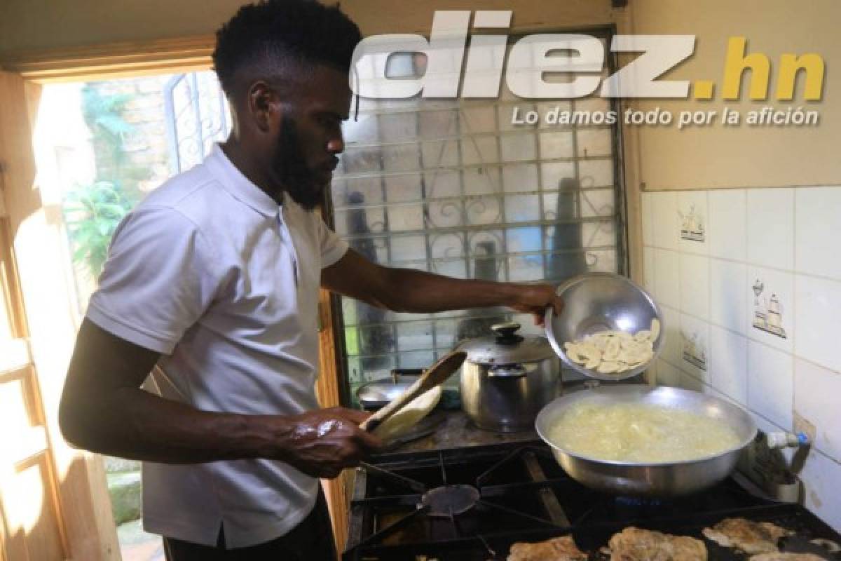 Así es el humilde local de comida de Rudy Williams, al que van jugadores de Olimpia y Motagua