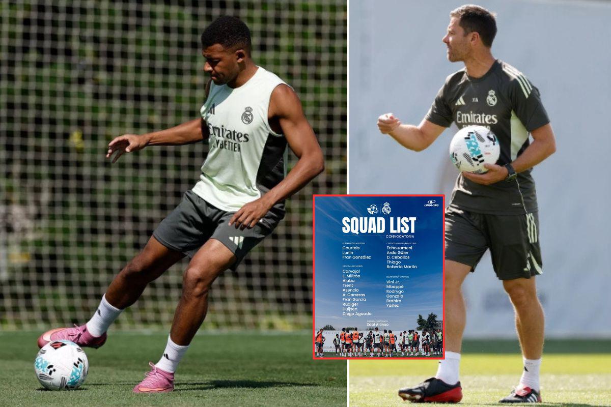 Convocatoria del Real Madrid: Xabi Alonso lo pierde para el último partido de pretemporada