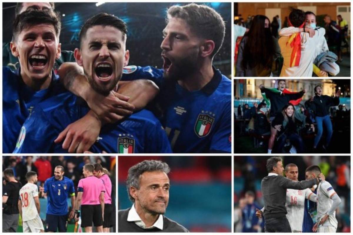 Día de locura y éxtasis en la Eurocopa: Italia despacha a España en tanda de penales