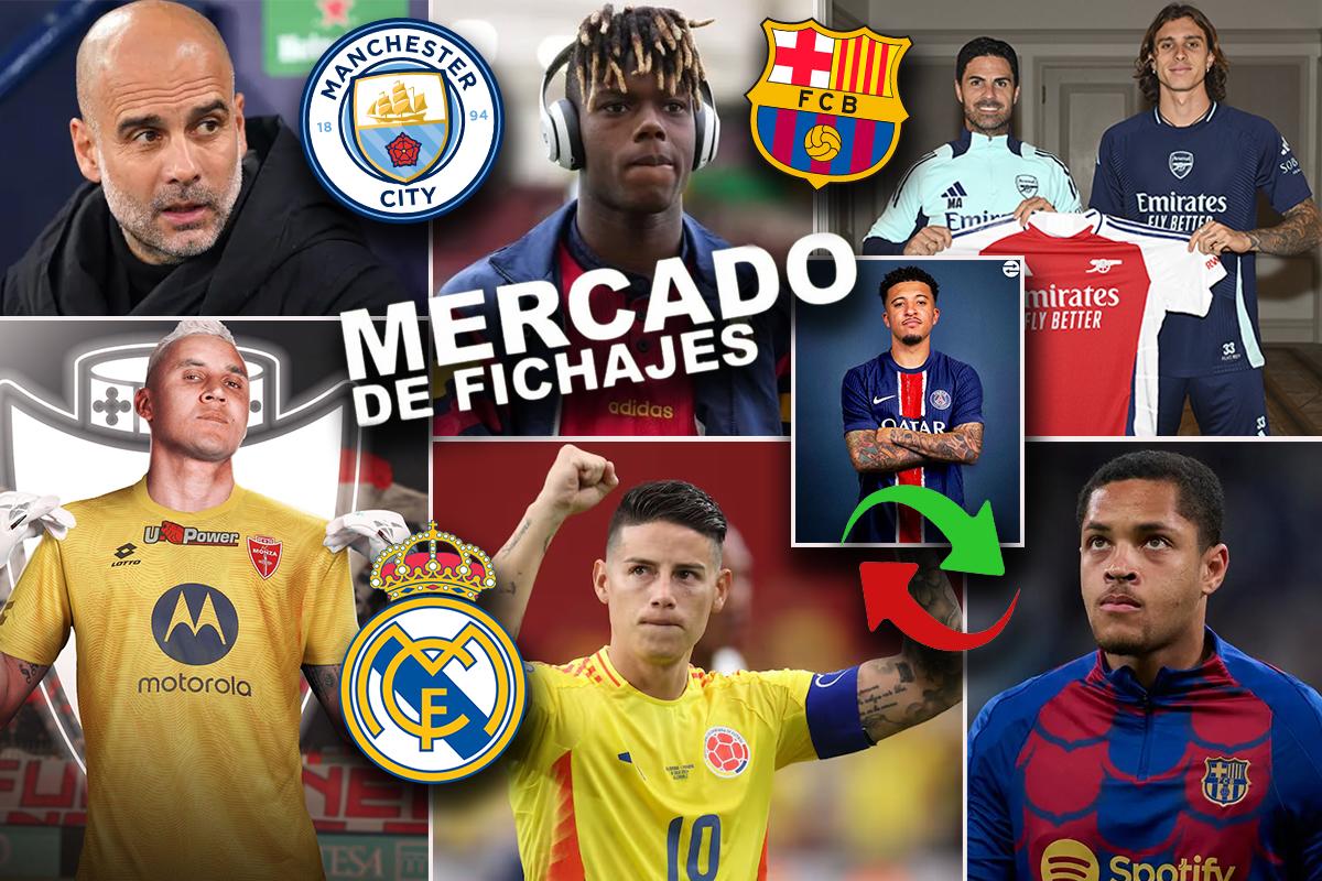 Se cansó de Guardiola y pide salir del City; la promesa de Nico Williams y los 35 millones del Real Madrid por este fichaje