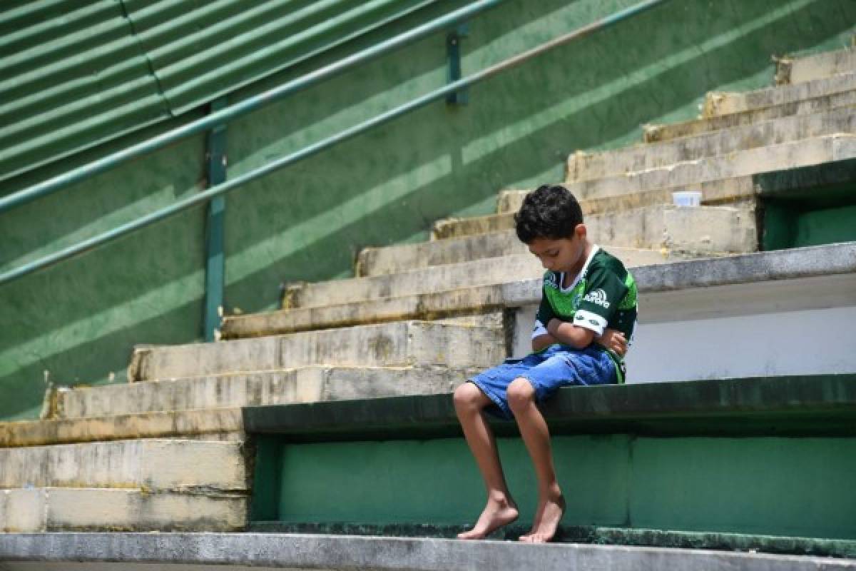 Llanto y dolor: El sufrimiento de los miles de aficionados del Chapecoense