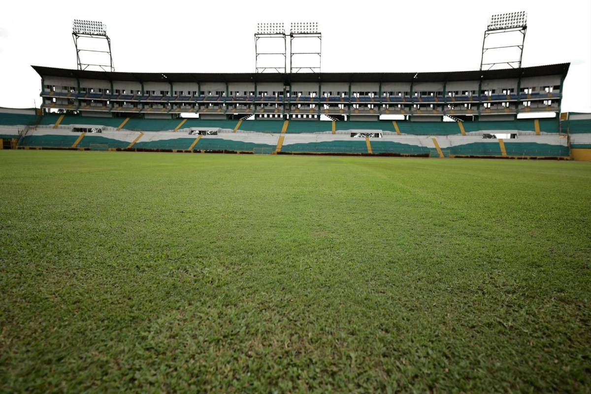 ¡Luce impecable! El Olímpico listo para albergar una nueva final de Liga Nacional; así lo cuidan previo al Marathón-Olimpia