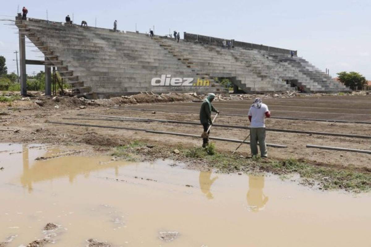 ¡Una joya! Así avanzan los trabajos del estadio del Parrillas One