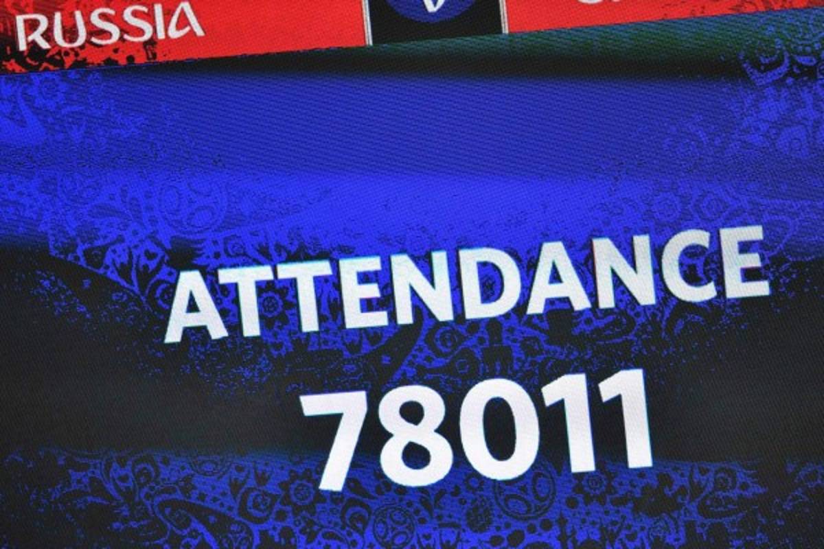 NO SE VIO EN TV: Encapuchados, la mexicana y la hermosa rusa en el primer partido del Mundial 2018