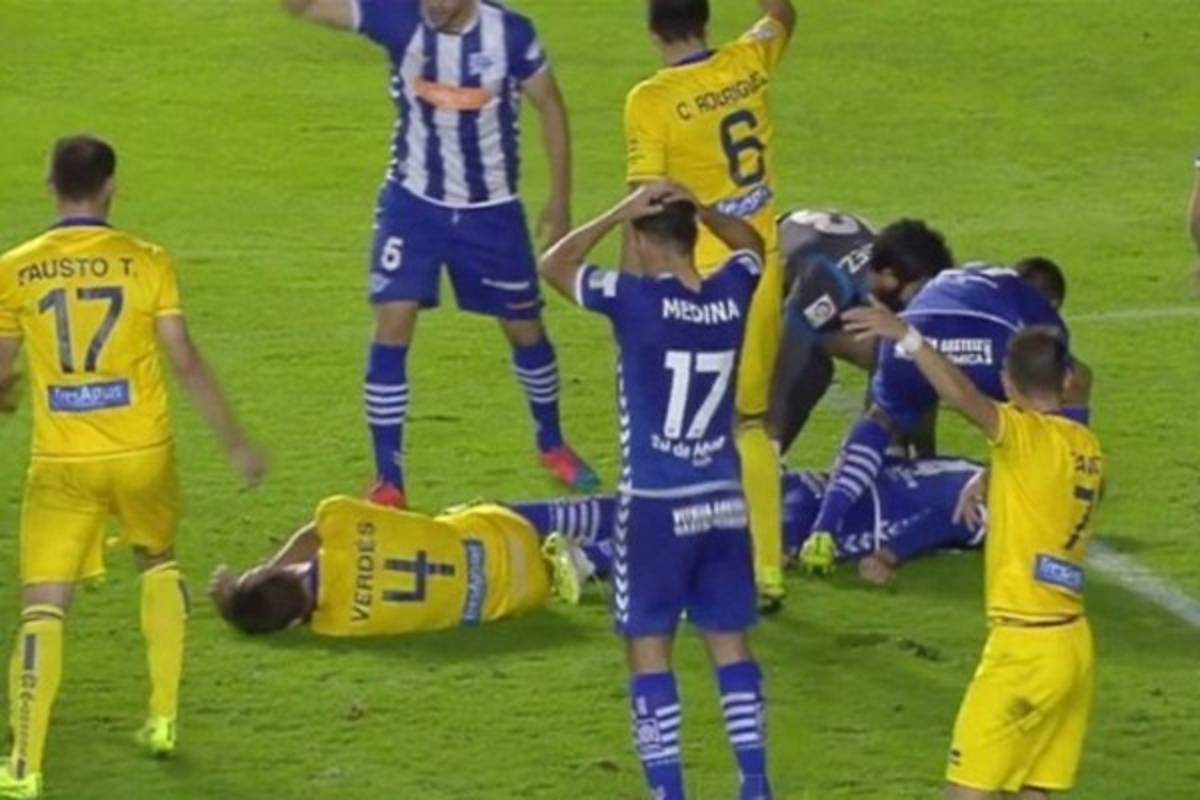 Jugador del Alavés sufre una fractura de cráneo