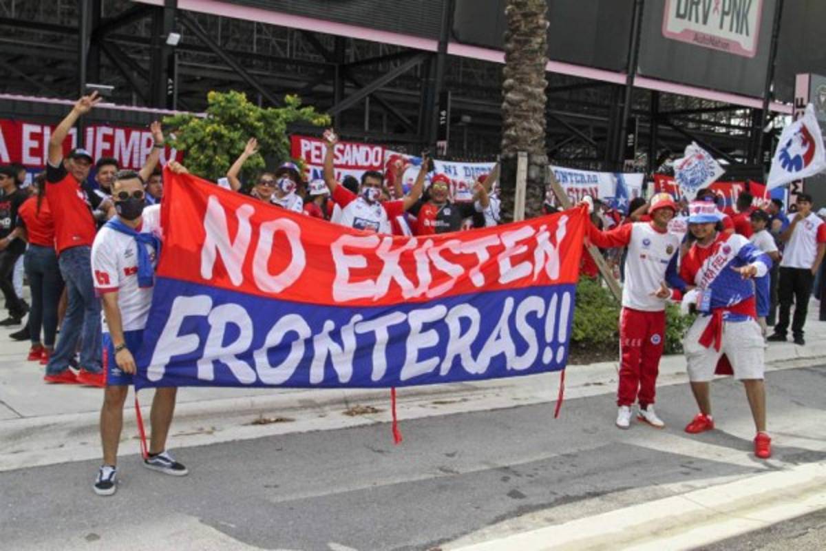 Afición del Olimpia conquista Fort Lauderdale en Florida en duelo ante Pachuca por la Copa Rematch