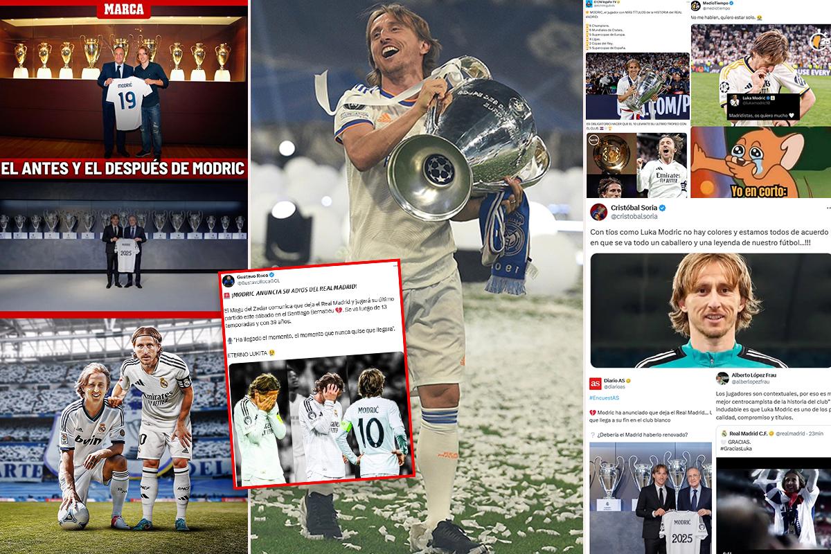 Modric se marcha del Real Madrid y así reacciona la prensa mundial: La peor noticia del año; Ya no nos queda nada...