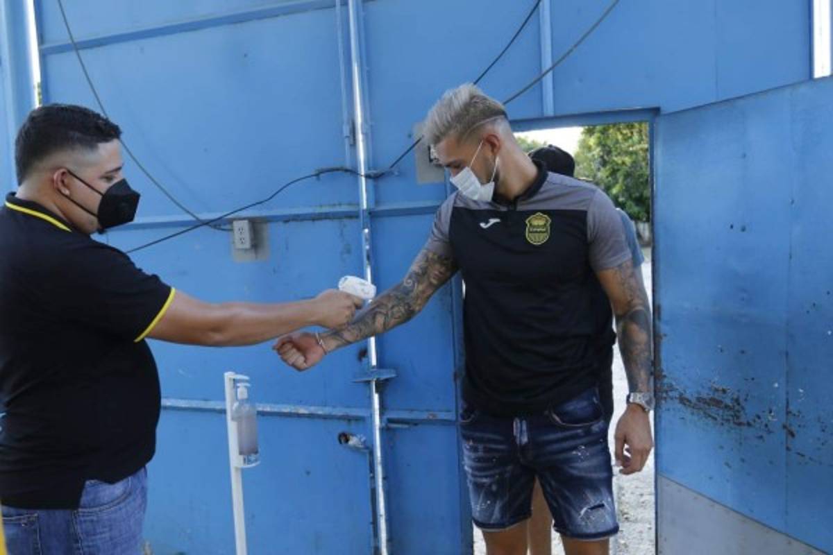 Real España - Olimpia: Las fotos de un estadio vacío y con un protocolo de bioseguridad bien montado