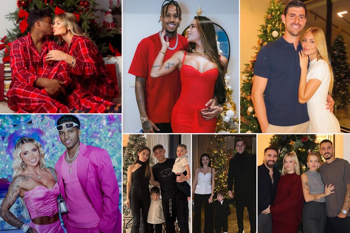 Futbolistas del Real Madrid festejan la Navidad con sus espectaculares novias y el mensaje de Florentino Pérez