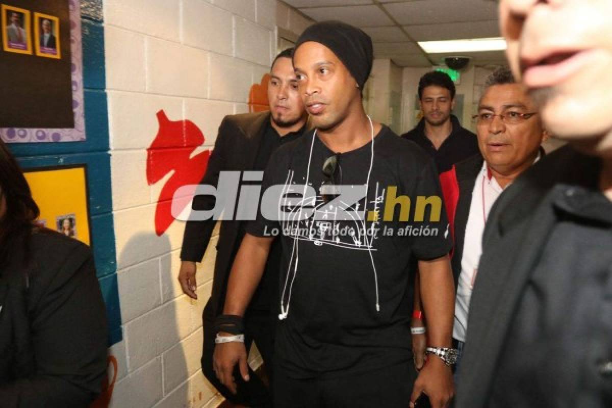 EN FOTOS: Así fue todo el recorrido de Ronaldinho en Honduras