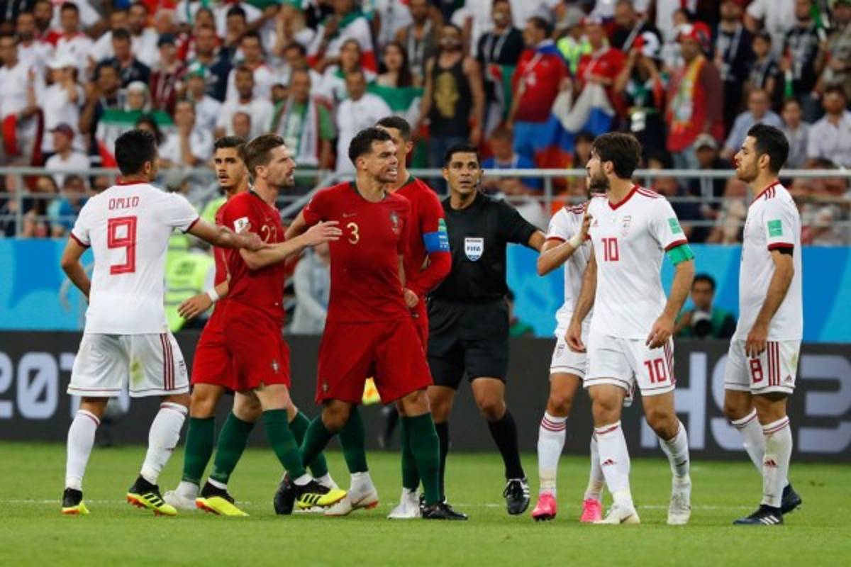 NO SE VIO EN TV: El desgarrador llanto y la riña que se armó al final del Portugal-Irán en Rusia 2018