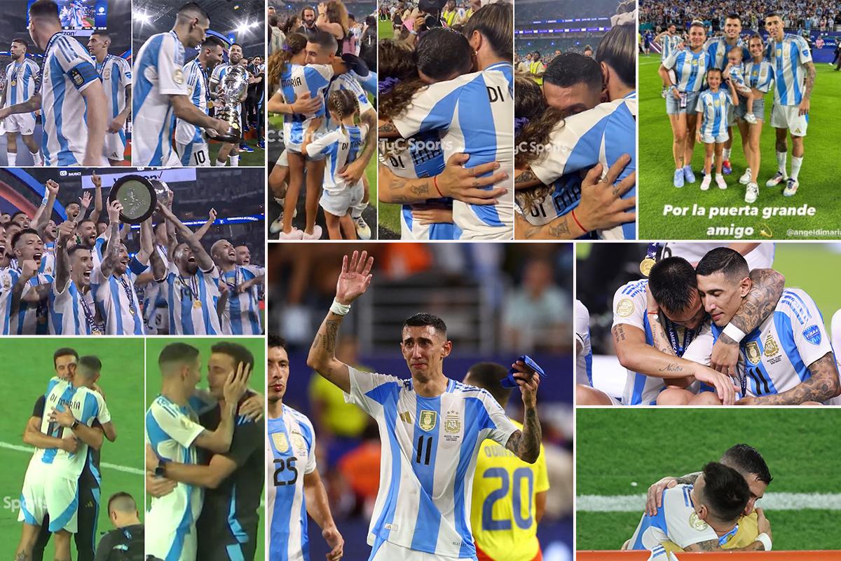 Di María se despide llorando: así fue su última noche con Argentina y ‘salda deuda’ con Messi en la Copa América 2024