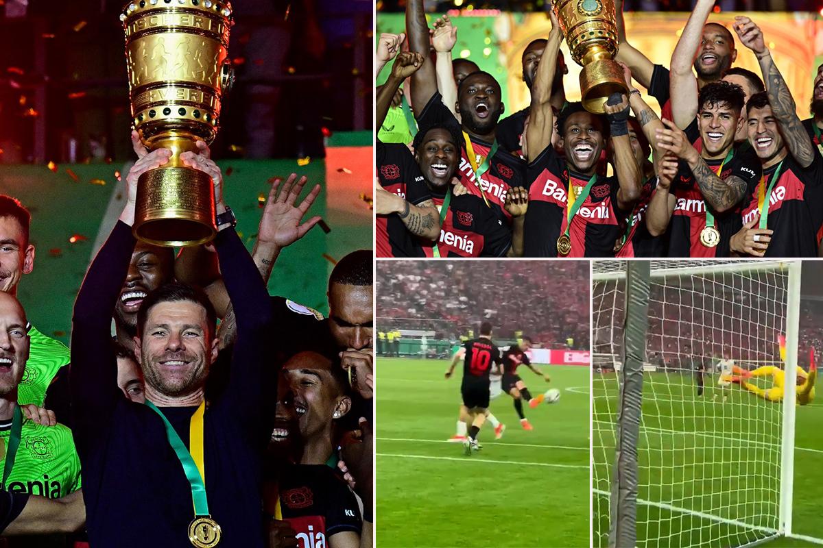 Bayer Leverkusen firma el doblete con un golazo de Xhaka: ¡Xabi Alonso conquista la Copa de Alemania!
