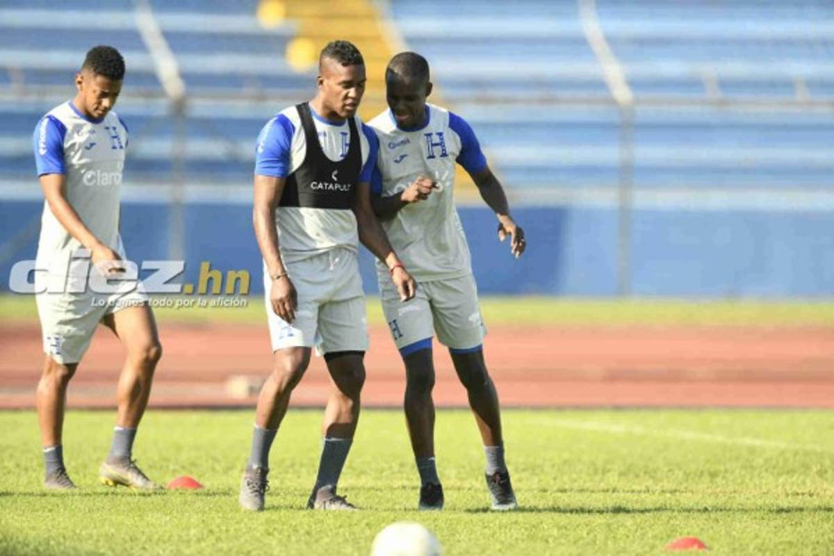 Risas y la broma de Elis a 'Choco' en el entreno de la Selección de Honduras