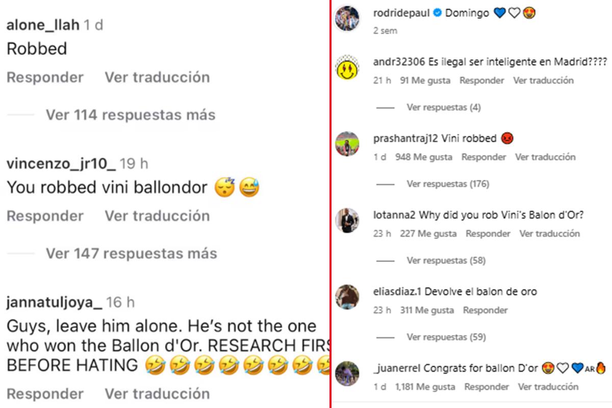 Los ataque que recibió De Paul tras ser confundido como el ganador del Balón de Oro.