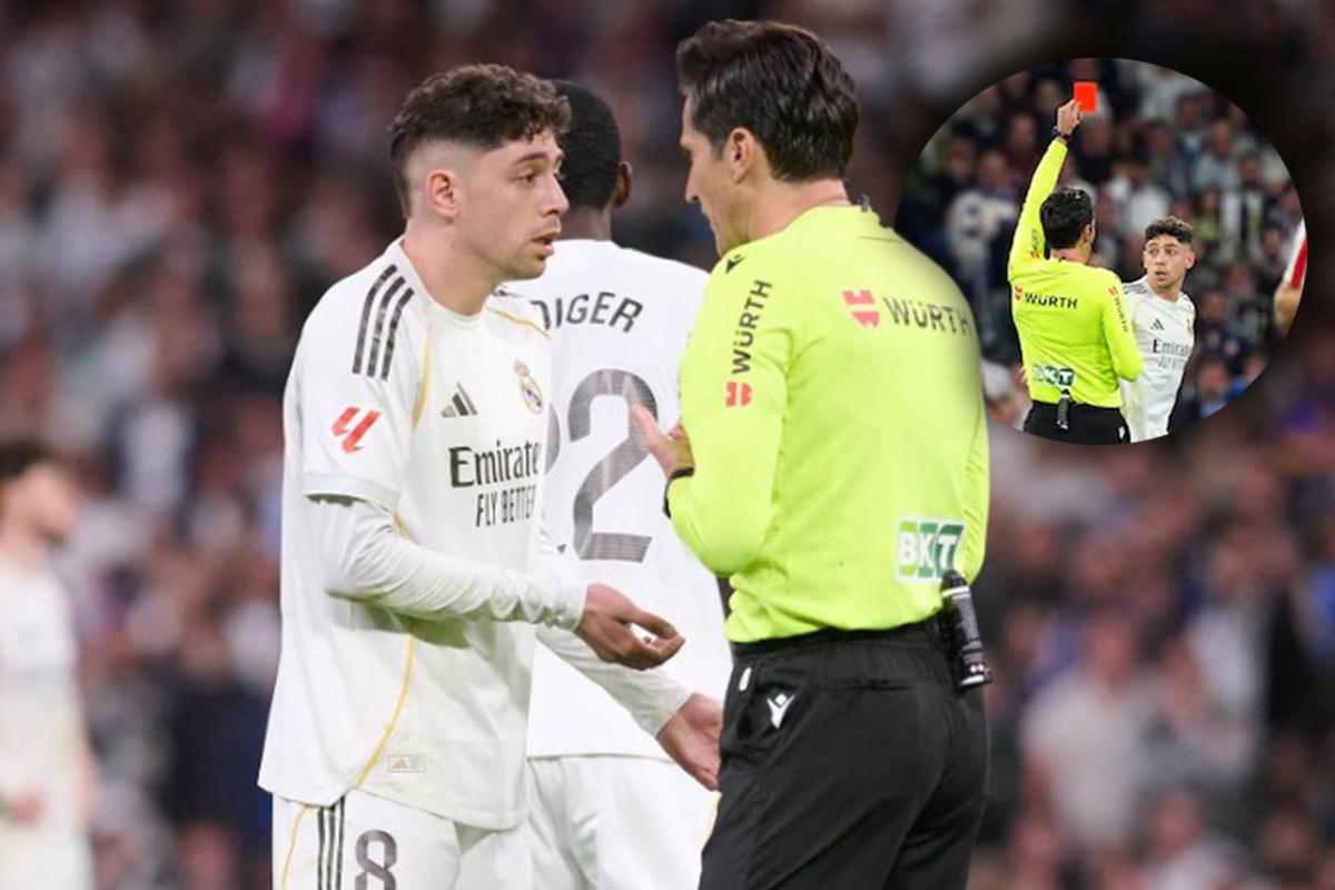 OFICIAL: Fede Valverde conoce su sanción tras la roja directa que vio en el Real Madrid-Atlético