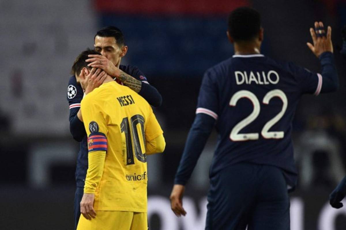 Di María consoló a un devastado Messi; Mbappé sorprendió al final y la imagen viral de Keylor Navas