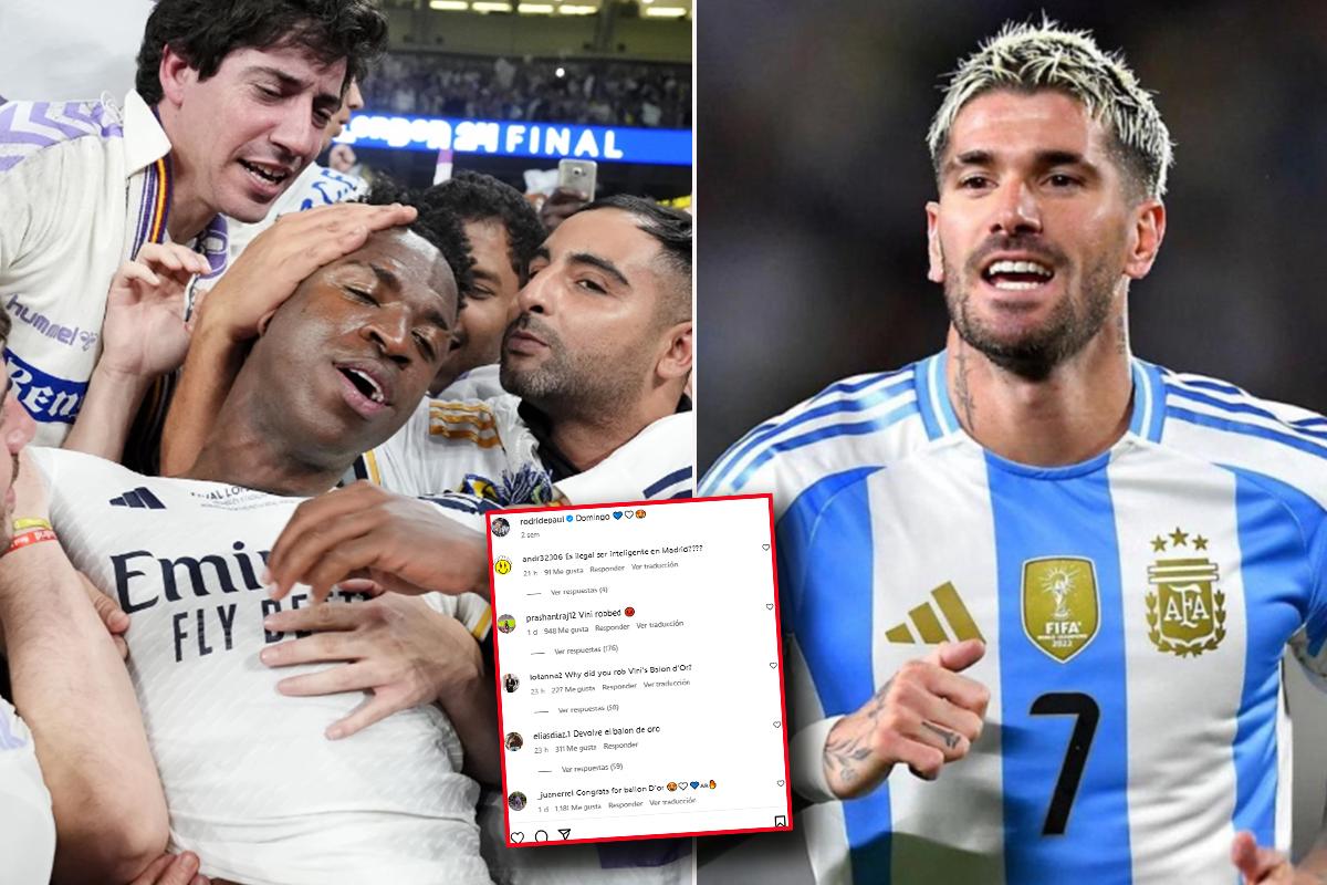 ¡Insólito! Rodrigo De Paul fue atacado por aficionados del Real Madrid: “Devolvé el Balón de Oro; es un robo”